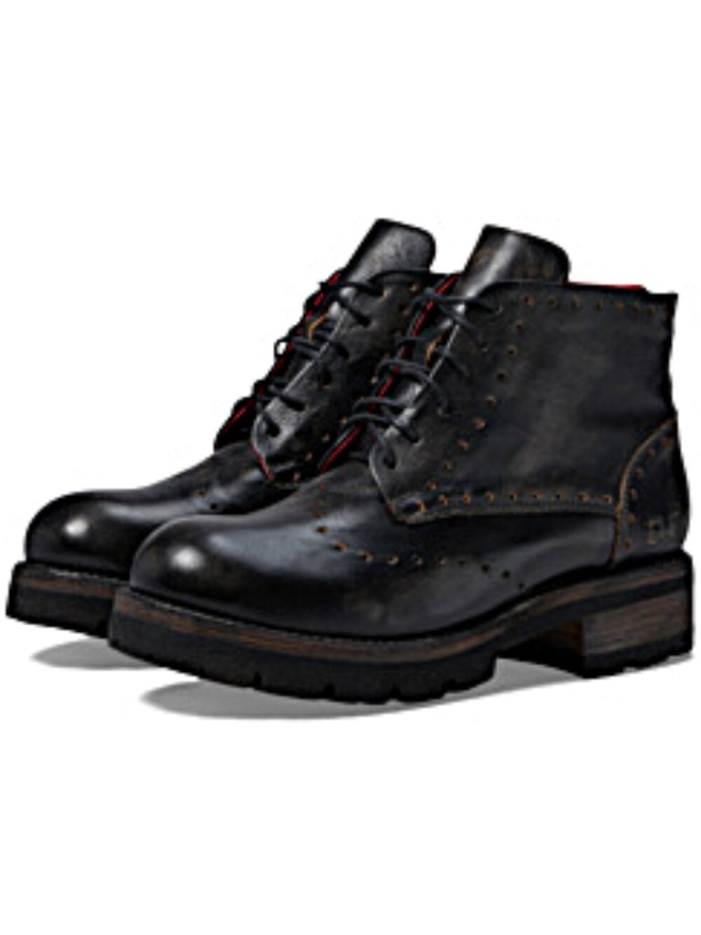 BED|STU QUATRO III Booties - Black Wash- - Picture 5 of 15